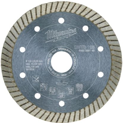 Afbeeldingen van MILWAUKEE Diamantzaagblad natuursteen/keramiek DHTS 125X22,23MM