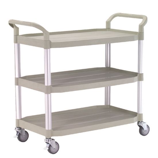 Afbeeldingen van MATADOR Etagewagen HX type 808LA-3 met 3 etages wit 1100X520X1020MM