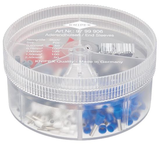Afbeeldingen van KNIPEX Assortimentenbox adereindhuls 9799906 90MM
