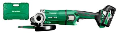 Afbeeldingen van HIKOKI Accu haakse slijper G3623DAWGZ 36V BL 230MM dodemansschakelaar REM 2x MV-B [36V 4,0Ah/18V 8,0Ah] in kunststof koffer