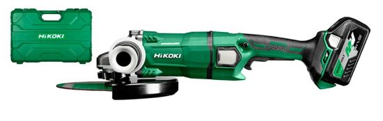Afbeeldingen van HIKOKI Accu haakse slijper G3623DAWGZ 36V BL 230MM dodemansschakelaar REM 2x MV-B [36V 4,0Ah/18V 8,0Ah] in kunststof koffer
