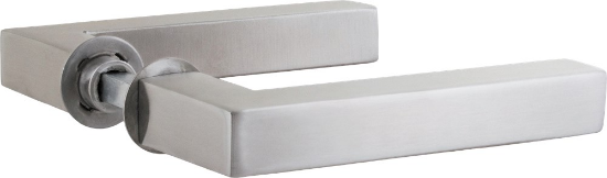 Afbeeldingen van OXLOC Deurkruk L-model Tiel RVS mat 37-42MM