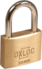 Afbeeldingen van OXLOC Cilinderhangslot EV messing laag 50MM KA5005
