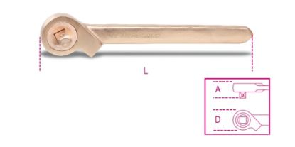 Afbeeldingen van BETA Doorsteekratel vonkvrij ¾" 926BA/50 300MM