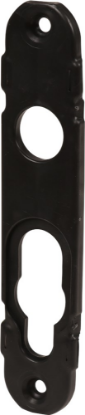 Afbeeldingen van OXLOC Achterplaat kunststof zwart t.b.v. kortschild