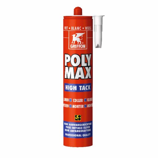 Afbeeldingen van GRIFFON Montagekit Polymax high tack wit 425g
