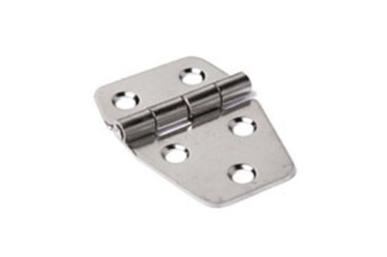 Afbeeldingen van Klepscharnier RVS vaste pen 40X42MM