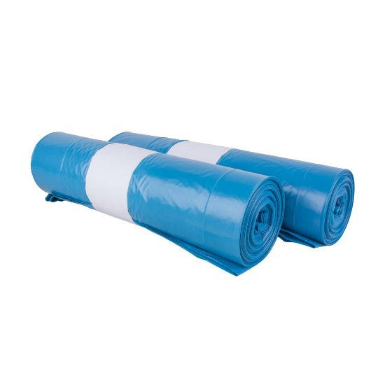 Afbeeldingen van Afvalzakkenrol LDPE blauw T70 230L 65/20X125CM