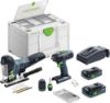 Afbeeldingen van FESTOOL Montageset accu T 18+3/PSC 420 HPC I-Set 18V 2x4 ,0Ah Bluetooth