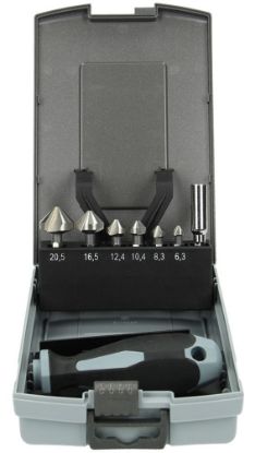 Afbeeldingen van Verzinker 90° set 8x