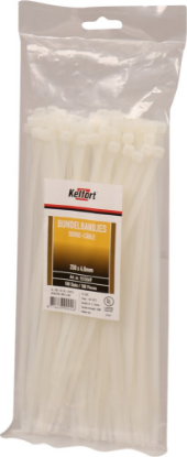 Afbeeldingen van KELFORT Bundelbandjes nylon transparant 250X4,8MM