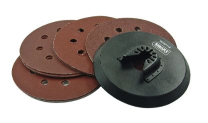 Afbeeldingen van SMART Multitool schuurset rond 115MM 17x