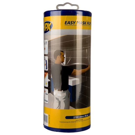 Afbeeldingen van HPX Easy Mask film crêpepapier 2700MM 16M + dispenser