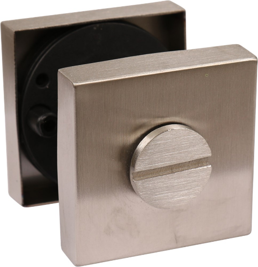 Afbeeldingen van OXLOC Rozet vrij/bezet RVS vierkant 52X2MM