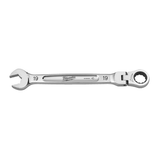 Afbeeldingen van MILWAUKEE Ringratelsteeksleutel flexibel MAXBITE 19MM