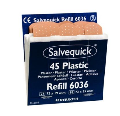 Afbeeldingen van FIXFIRST Salvequick navulling pleister 6x