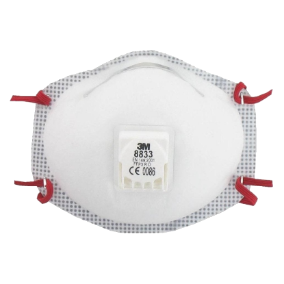Afbeeldingen van 3M Stofmasker + ventiel FFP3