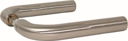 Afbeeldingen van Deurkruk RVS Breda L-Model OXLOC