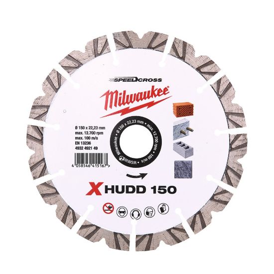 Afbeeldingen van MILWAUKEE Diamantzaagblad SpeedCross Extreme HUDD 150X22,23MM