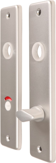 Afbeeldingen van OXLOC Kortschild vrij/bezet Roma aluminium 8X72MM