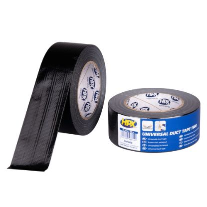 Afbeeldingen van Duct tape 1900 zwart 48MM 50M