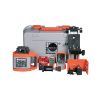 Afbeeldingen van NEDO Rotatielaser SIRIUS 1 HV set 3 inclusief laserontvanger ACCEPTOR 2 digital, Heavy-duty baakklem, afstandsbediening, doelplaat, wandhouder, verticaalhouder, accu´s, lader en koffer laser-klasse 3R 471944