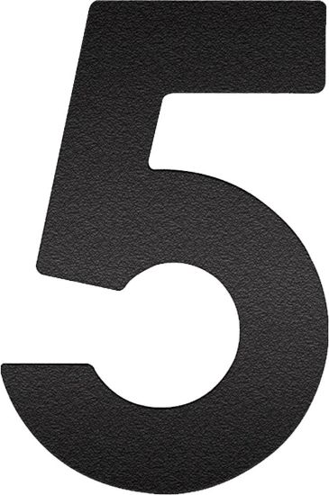 Afbeeldingen van OXLOC Huisnummer RVS zwart cijfer