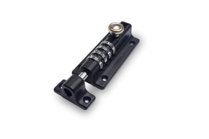 Afbeeldingen van Schuifgrendel ALU zwart gelakt met cijferslot