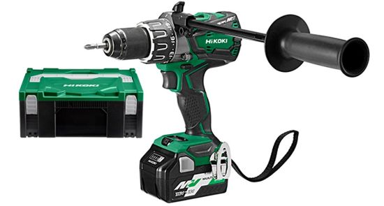 Afbeeldingen van HIKOKI Accu boorschroefmachine DS36DAWRZ 36V BL 138Nm 2x MV-A [36V 2,5Ah/18V 5,0Ah] RFC in HSC II