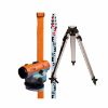 Afbeeldingen van NEDO Waterpasinstrument set F24 met 5M baak + aluminium statief 463105