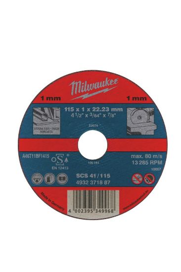 Afbeeldingen van CUTTING WHEEL CUTWSCS41/115X1 P50M