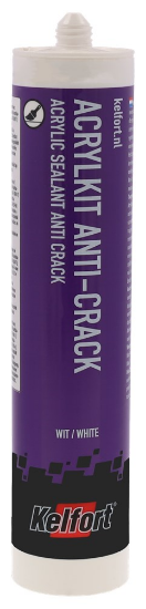 Afbeeldingen van KELFORT Acrylaatkit AntiCrack overschilderbaar wit 310ML