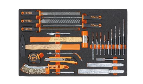 Afbeeldingen van BETA Inlegbak zacht + 25x gereedschap M230