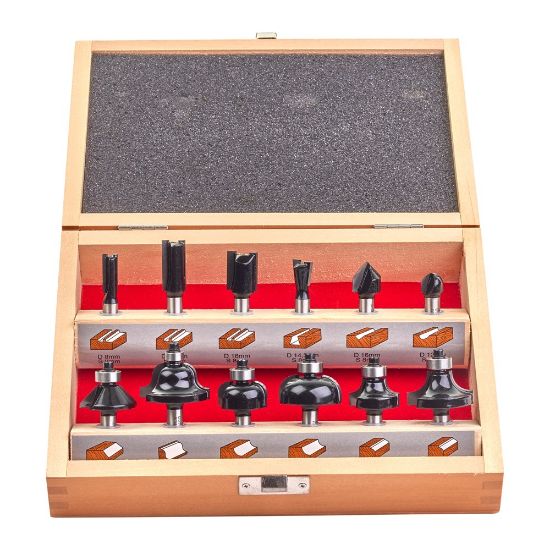 Afbeeldingen van MILWAUKEE Frezen bit set 8MM 12x
