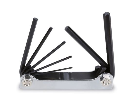 Afbeeldingen van BETA Haakse inbussleutelset gebruneerd 96N/G7A 7x