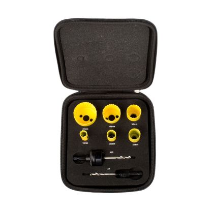 Afbeeldingen van STARRETT Gatzagenset Elektricien KFC06021 8x