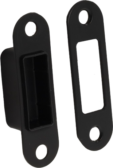 Afbeeldingen van OXLOC Sluitplaat RVS zwart rond dagschoot