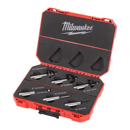 Afbeeldingen van MILWAUKEE Bovenfrezenset 6-12MM 6x