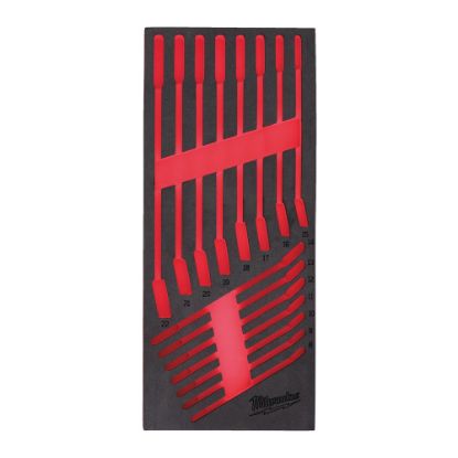 Afbeeldingen van MILWAUKEE Foam inlay leeg t.b.v. 15-delige MAXBITE ring-steeksleutelset