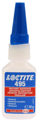 Afbeeldingen van LOCTITE Snellijm 495 multifunctioneel lage viscositeit 20g