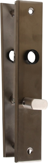 Afbeeldingen van OXLOC Langschild vrij/bezet rechthoek-model RVS 8X63MM