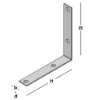 Afbeeldingen van GEBR. BODEGRAVEN Stoelhoek EV 150X150MM 25X3MM