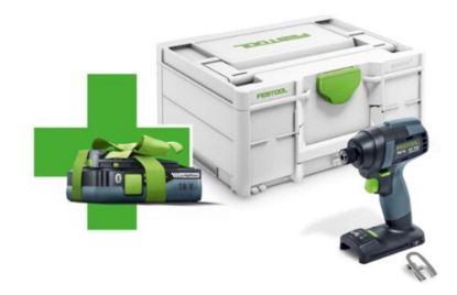 Afbeeldingen van FESTOOL Accu slagschroevendraaier TID18Basic4,0 18V BODY in systainer