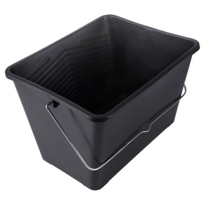 Afbeeldingen van COPENHAGEN PRO Verfemmer kunststof zwart met metalen hengsel 14L