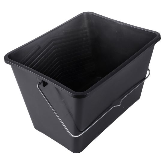 Afbeeldingen van COPENHAGEN PRO Verfemmer kunststof zwart met metalen hengsel 14L