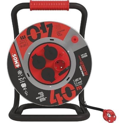 Afbeeldingen van Emos 3×2,5mm² Kabelhaspel 40m – Neopreen