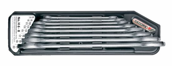 Afbeeldingen van GEDORE Steeksleutelset met houder H 6-8 6-22MM 8x