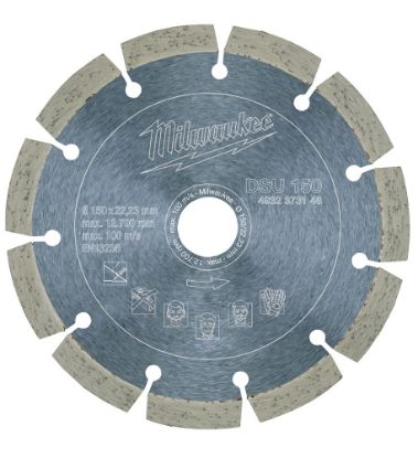 Afbeeldingen van MILWAUKEE Diamantzaagblad beton/baksteen DSU 150X22,23MM