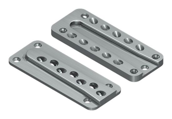 Afbeeldingen van GEBR. BODEGRAVEN Blinde houtverbinding ALU 150X60X14MM 96X196MM