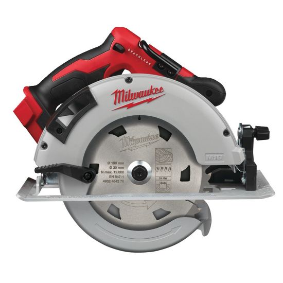Afbeeldingen van MILWAUKEE Accu cirkelzaag M18BLCS66-0X 66MM koolborstelloos BODY t.b.v. hout en kunststof